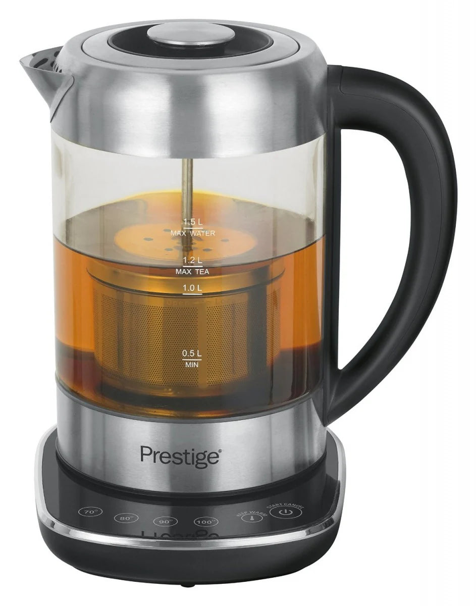 Prestige 2 in 1 Tea & Water Ketlle, 3000 Watts, Transparent