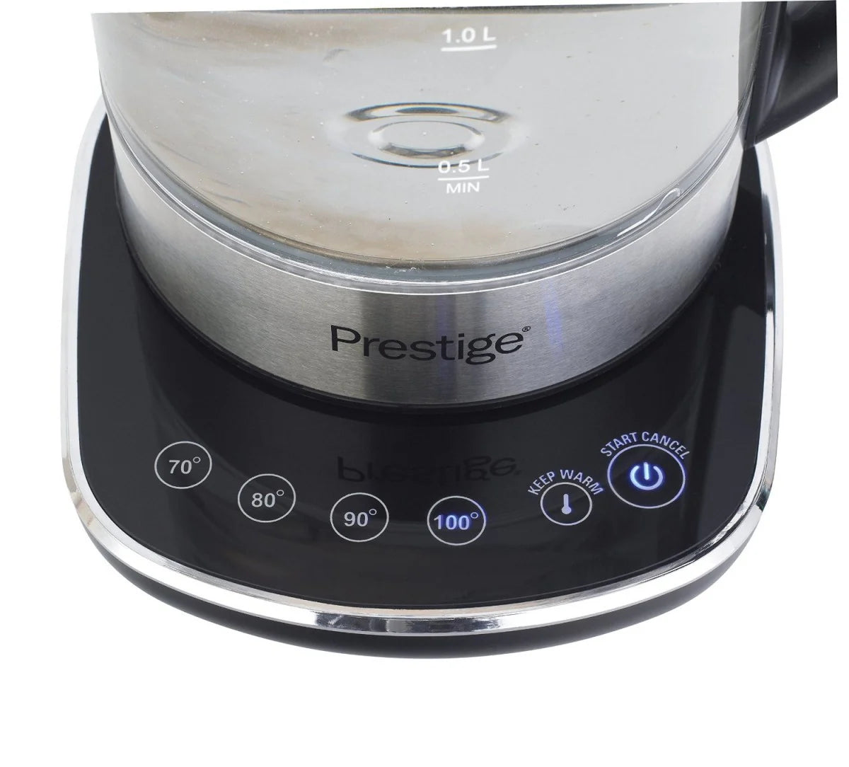 Prestige 2 in 1 Tea & Water Ketlle, 3000 Watts, Transparent