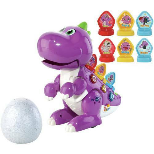 VTech Learn and Dance Dino Mauve with Egg and Fun Sing-A-Long Melodies