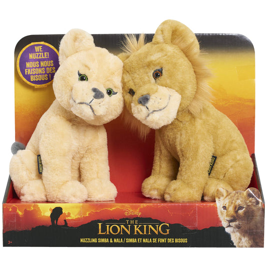 Lion King Touching Heads Plush Simba & Nala