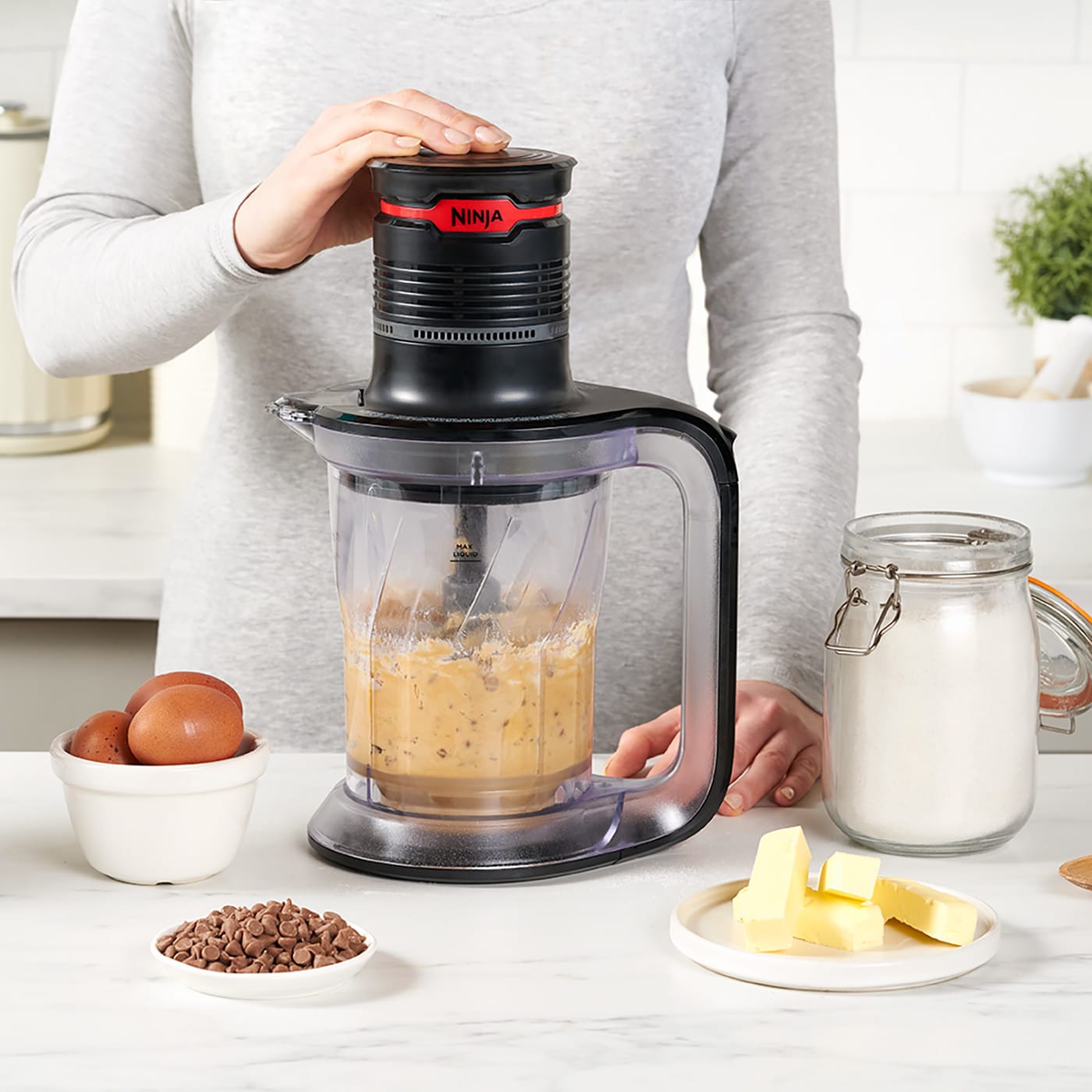 Ninja Ultra Prep 3-in-1 Compact Food & Drink Blender – PS100UK